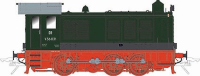 Lenz 40110-04 - 0 - Diesellok V 36, DR, Ep. III - DC-Sound